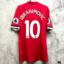 Load image into Gallery viewer, 《 拍賣貨品 》 2017-18 曼聯|主場|#10 伊巴謙莫域|英超 Full Set|90% New|M|2017-18 Manchester United Home #10 Ibrahimovic EPL Version ( M )