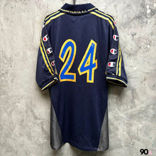 將圖片載入圖庫檢視器 《 拍賣貨品 》2001-03 帕爾馬|作客|#24|Brand New with defects|XL|2001-03 Parma Away #24 defects ( XL )