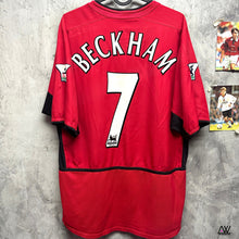 Load image into Gallery viewer, 2002-03 Manchester United|Home|#7 Beckham|Premier League Full Set|85% New|L|Defects Goods|2002–03 Manchester United Home #7 Beckham EPL Set defects ( L )