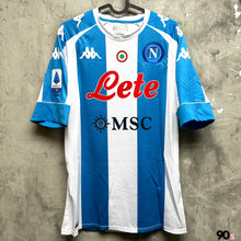 Load image into Gallery viewer, 《 拍賣貨品 》 2020-21 拿玻里|主場|#24 恩斯尼治|意甲 Full Set|BNWT|XL|2020-21 Napoli Home #24 Insigne Serie A ( XL )