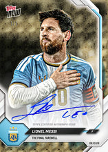 Load image into Gallery viewer, Lionel Messi - 2026 Argentina Topps NOW® - Final Farewell Pack Group Order