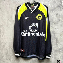 將圖片載入圖庫檢視器 《 拍賣貨品 》1995-96 多蒙特|作客長袖|85% New|S|1995-96 Dortmund Away L/S ( S )