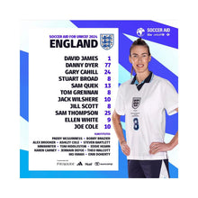 Load image into Gallery viewer, 2024 Soccer Aid For UNICEF England|With Retro Printing|2024 Soccer Aid For UNICEF England with Retro Printing ( Multiple Sizes )