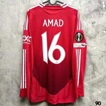 將圖片載入圖庫檢視器 2024-25 曼聯|主場長袖|球員版|歐霸决賽 Full Set |BNWT|2024-25 Manchester United Home L/S Authentic with Europa Final Version ( Multiple Sizes )