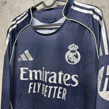 Load image into Gallery viewer, 2025-26 Real Madrid | Away Long Sleeve | Player Edition | BNWT | 2025-26 Real Madrid Away L/S Authentic ( Multiple Sizes )