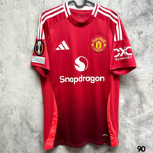 Load image into Gallery viewer, 2024-25 Manchester United Home with EPL / Europa Version ( Multiple Sizes )