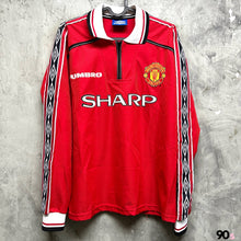 Load image into Gallery viewer, 《 拍賣貨品 》 1998-00 曼聯|主場長袖|#7 碧咸|85% New|Y|1998-00 Manchester United Home L/S #7 Beckham ( Y )