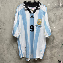 將圖片載入圖庫檢視器 《 拍賣貨品 》1998 阿根廷|主場|#9 巴迪斯圖達|90% New ( XL )