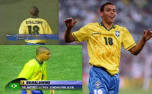 Load image into Gallery viewer, 1994/96 Brazil Away #18 Ronaldo (Ronaldinho) (L)