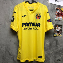 Load image into Gallery viewer, 2020-21 Villarreal|Home|UEFA Cup|#16 Takehide Kubo|BNWT|M|2020-21 Villarreal Home #16 Take (Europa Full Set) (M)