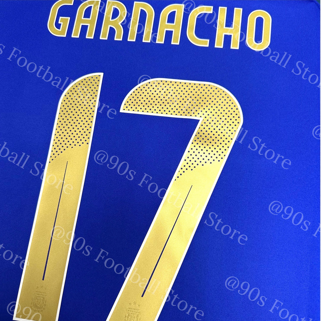 《Official Printing & Patches》 2024-25 阿根廷｜作客印字｜2024-25 Argentina Away Official Nameset