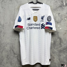 Load image into Gallery viewer, 2019-20 利物浦｜作客｜球員版｜#4 雲迪克｜歐聯 Full set｜90%New｜XL ｜2019-20 Liverpool Away #4 Virgil UCL version Authentic ( XL )
