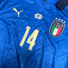 將圖片載入圖庫檢視器 2020-21 意大利｜主場｜#14 基艾沙｜Euro2020 决賽 vs 英格蘭 Full Set｜BNWT｜L｜2020-21 Italy Home #14 Chiesa Euro 2020 Final Version ( L )
