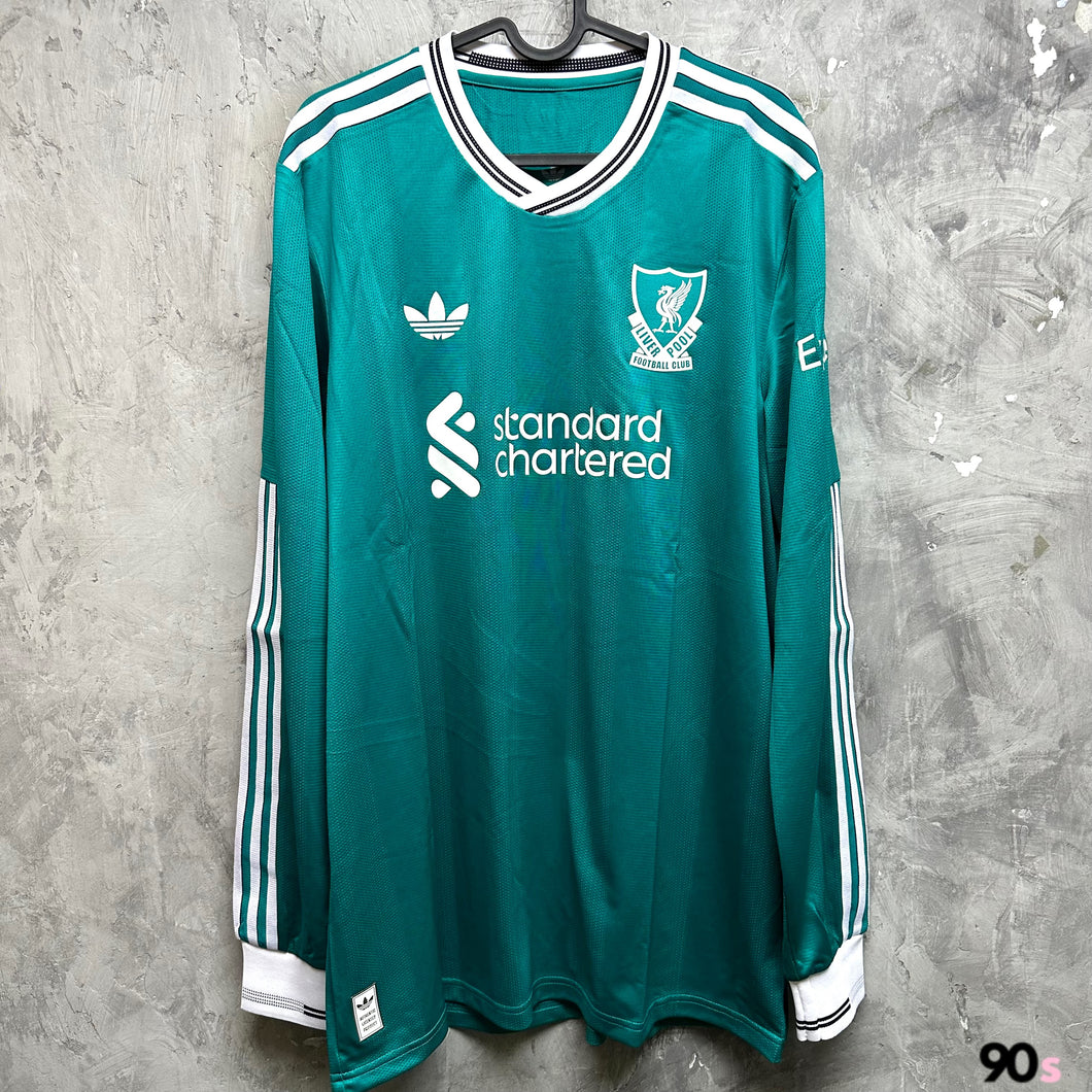 2025-26 利物浦｜第二作客長袖｜球員版｜BNWT｜ 2025-26 Liverpool Third L/S Authentic  ( Multiple Sizes )