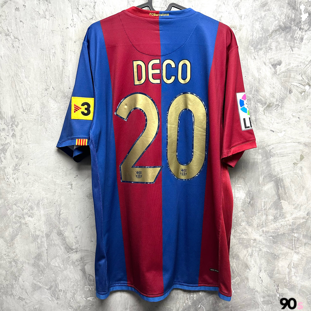 2006-07 巴塞隆拿｜主場｜#20 迪高｜西甲 Full Set｜80% New｜L｜2006-07 Barcelona Home #20 Deco La liga Version ( L )