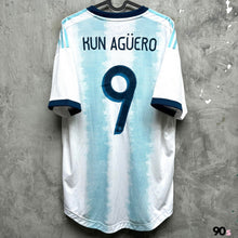 將圖片載入圖庫檢視器 2019-20 阿根廷｜主場｜球員版｜#9 阿古路｜95% New｜L｜2019-20 Argentina Home #9 Kun Aguero authentic ( L )
