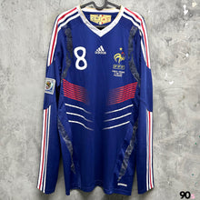 將圖片載入圖庫檢視器 《 拍賣貨品 》 2009-10 法國｜主場長袖｜球員版｜#8 哥古夫｜Defects ( XL )

