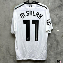 Load image into Gallery viewer, 2017-18 利物浦｜作客｜#11 沙拿｜歐聯 Full Set｜95% New｜S｜2017-18 Liverpool Away #11 Salah UCL Version ( S )
