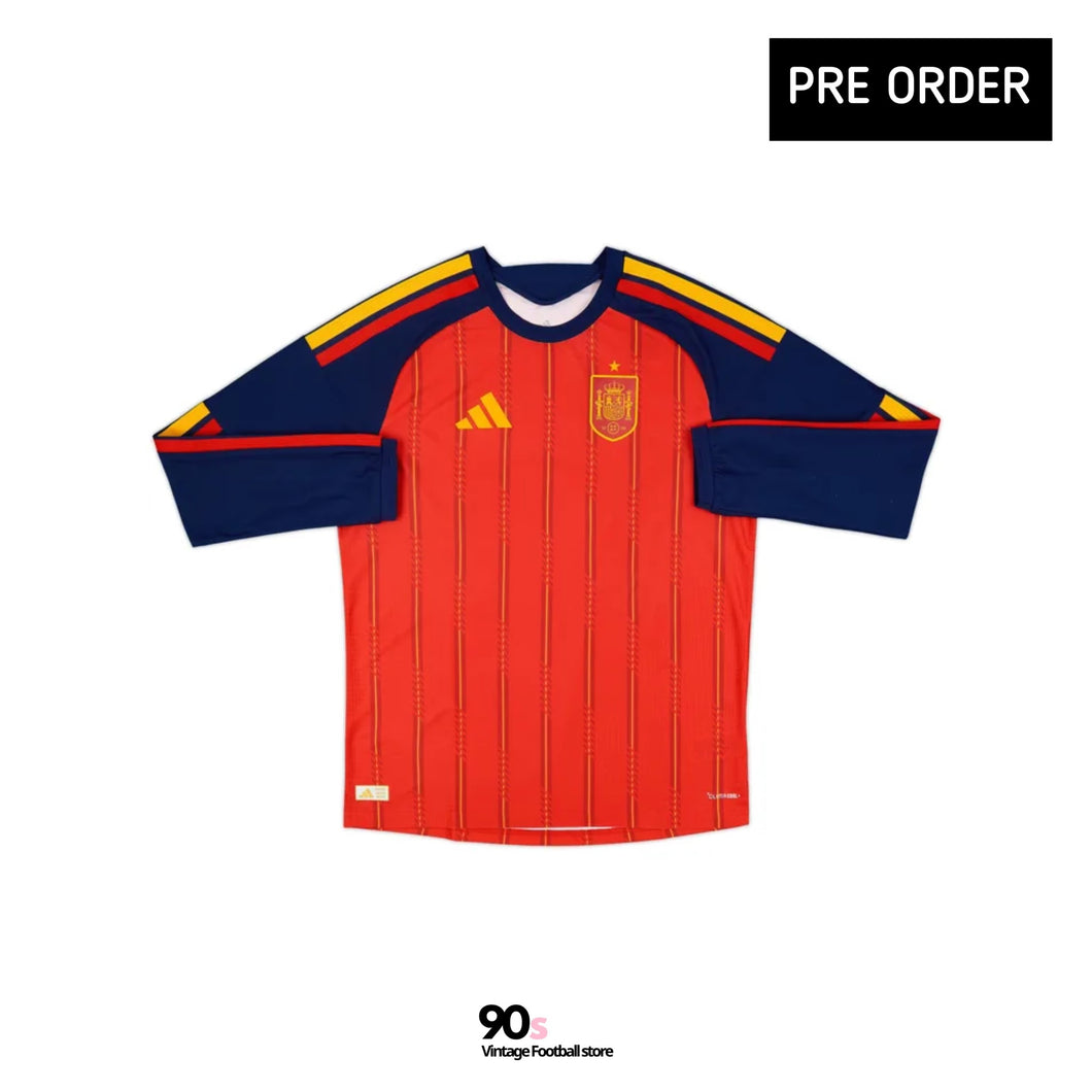 2026-27 西班牙｜主場長袖｜球員版｜BNWT｜2026-27 Spain Home L/S authentic World Cup 2026 ( Multiple Sizes )