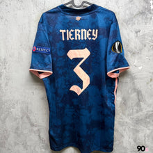 Load image into Gallery viewer, 2020-21 阿仙奴｜第二作客｜#3 迪恩尼｜歐霸 Full Set｜90% New｜ L ｜2020-21 Arsenal Third Away #3 Tierney UEFA Version ( L )
