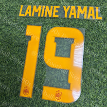 將圖片載入圖庫檢視器 《Official Printing &amp; Patches》 2026-27 西班牙｜主場印字｜2026-27 Spain Home Official Nameset
