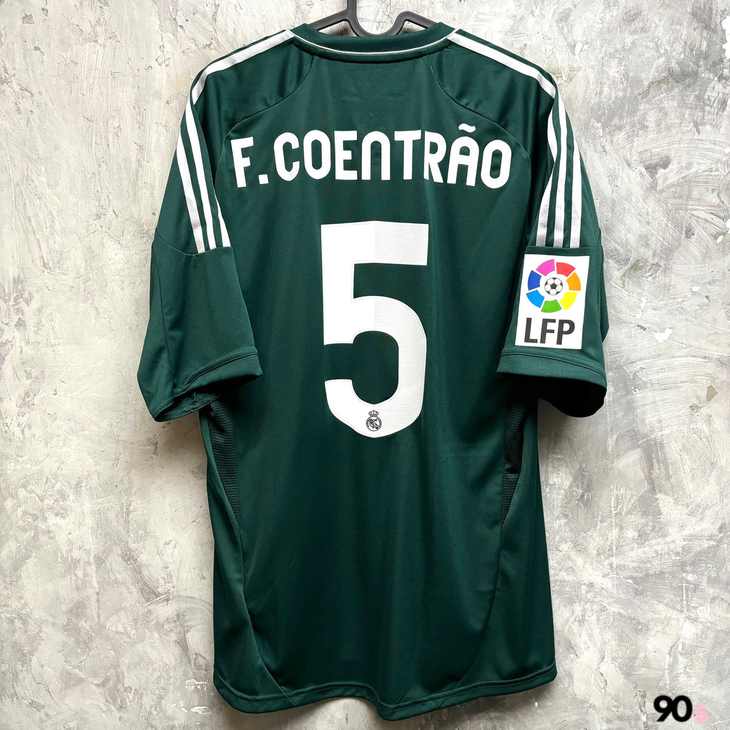 2012-13 皇家馬德里｜第二作客｜球員版｜#5 干查奧｜西甲 Full Set｜BNWT｜L｜2012-13 Real Madrid Third #5 F.Coentrão La Liga set Authentic ( L )