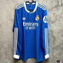 將圖片載入圖庫檢視器 2025-26 皇家馬德里｜第二作客長袖｜球員版｜BNWT｜2025-26 Real Madrid Third L/S Authentic ( Multiple Sizes )
