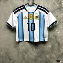 將圖片載入圖庫檢視器 2026-27 阿根廷｜主場｜女裝短版｜BNWT｜2026-27 Argentina Home cropped World Cup 2026 ( Multiple Sizes )

