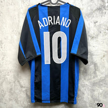 將圖片載入圖庫檢視器 2004-05 國際米蘭｜主場｜#10 阿祖安奴｜90% New｜XL｜2004-05 Inter Home #10 Adriano ( XL )
