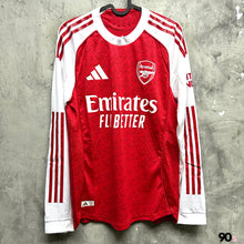 將圖片載入圖庫檢視器 2025-26 阿仙奴｜主場｜長袖球員版｜BNWT｜ 2025-26 Arsenal Home L/S Authentic ( Multiple Sizes )
