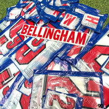將圖片載入圖庫檢視器 《Official Printing &amp; Patches》2026-27 英格蘭｜主場印字｜2026-27 England Home Official Nameset
