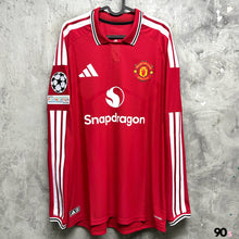 將圖片載入圖庫檢視器 2026-27 曼聯｜主場長袖｜球員版｜BNWT｜2026-27 Manchester United Home L/S Authentic ( Multiple Sizes )
