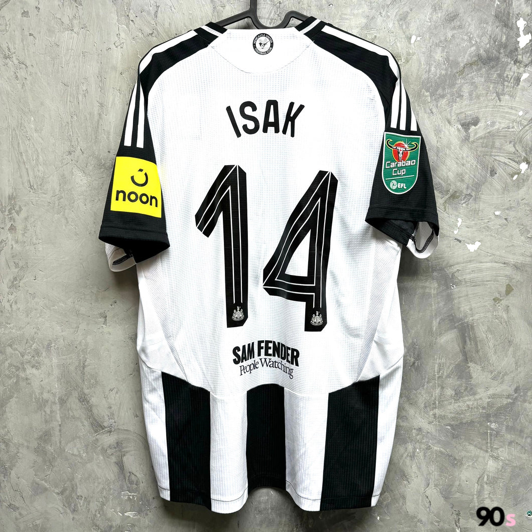 2024-25 紐卡素｜主場｜球員版｜#14 伊薩｜聯賽杯決賽Full Set｜BNWT｜L｜2024-25 Newcastle Home #14 Isak Carabao Cup Final Version authentic ( L )