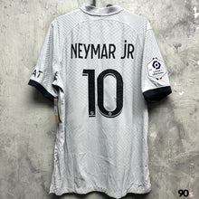 Load image into Gallery viewer, 2022-23 巴黎聖日耳門｜作客｜球員版｜#10 尼馬｜法甲 Full Set｜BNWT｜M｜2022-23 PSG Away #10 Neymar JR Vapor Match Ligue 1 Version ( M )
