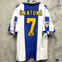 Load image into Gallery viewer, 1994-95 曼聯｜作客｜#7 簡東拿｜英超 Full Set｜85% New｜L｜1994-95 Manchester United Away #7 Cantona  ( L )
