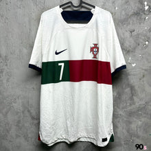 將圖片載入圖庫檢視器 2022-23 葡萄牙｜作客｜球員版｜#7 C朗拿度｜95% New｜XL｜2022-23 Portugal Away #7 Ronaldo authentic ( XL )
