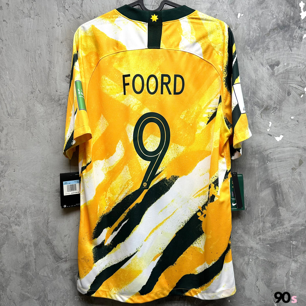 2019-20 澳洲女足｜主場｜#9 Foord｜2019 女子世界盃 Full Set｜BNWT｜M｜2019-20 Australia Woman Home #9 Foord 2019 World Cup Set ( M )