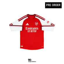 將圖片載入圖庫檢視器 2026-27 阿仙奴｜主場｜長袖球員版｜BNWT｜ 2026-27 Arsenal Home L/S Authentic ( Multiple Sizes )
