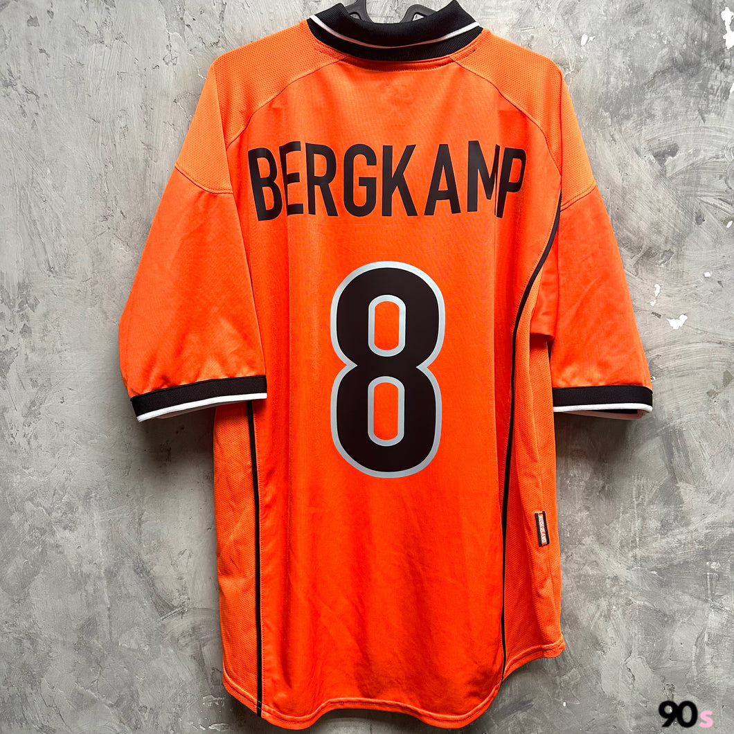 1998-00 荷蘭｜主場｜#8 柏金｜95% New｜L｜1998-00 Holland Home #8 Bergkamp ( L )