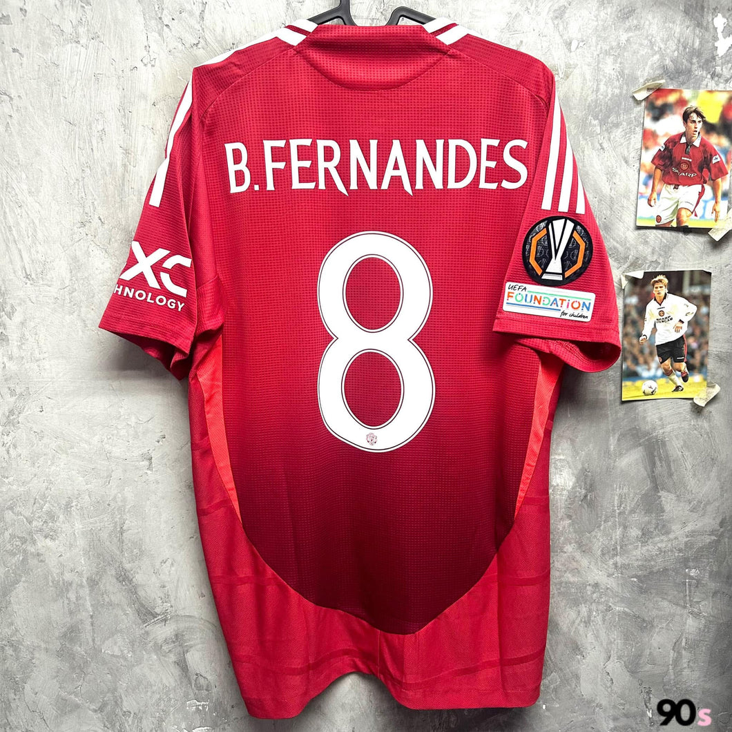 2024-25 曼聯｜主場｜球員版｜連英超字章 / 歐霸字章｜BNWT｜2024-25 Manchester United Home with EPL / Europa Version Authentic ( Multiple Sizes )