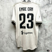 Load image into Gallery viewer, 2018-19 祖雲達斯｜作客｜#23 安利簡｜意大利盃 Full Set ｜更衣室球員版｜90% New｜Size 8｜2018-19 Juventus Away #23 Emre Can coppa italia Version Player Issue ( Size 8 )
