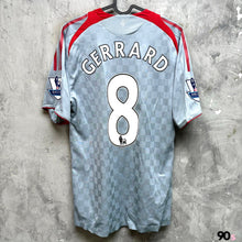 Load image into Gallery viewer, 2008-09 利物浦｜作客｜球員版｜#4 謝拉特｜英超 Full Set｜90% New｜M｜2008-09 Liverpool Away #4 Gerrard EPL Version Authrntic ( M )
