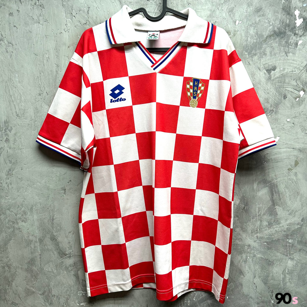 1995-96 克羅地亞｜主場｜90% New｜M｜1995-96 Croatia Home ( M )
