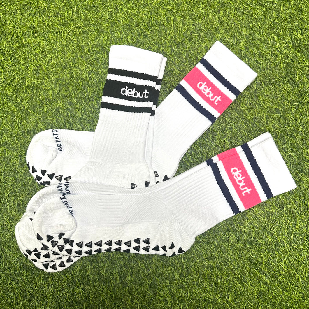 “debut” 兩間防滑襪 ( 3對 )｜“debut” Grip Socks  ( 3 Pairs ) （ Free Sizes )