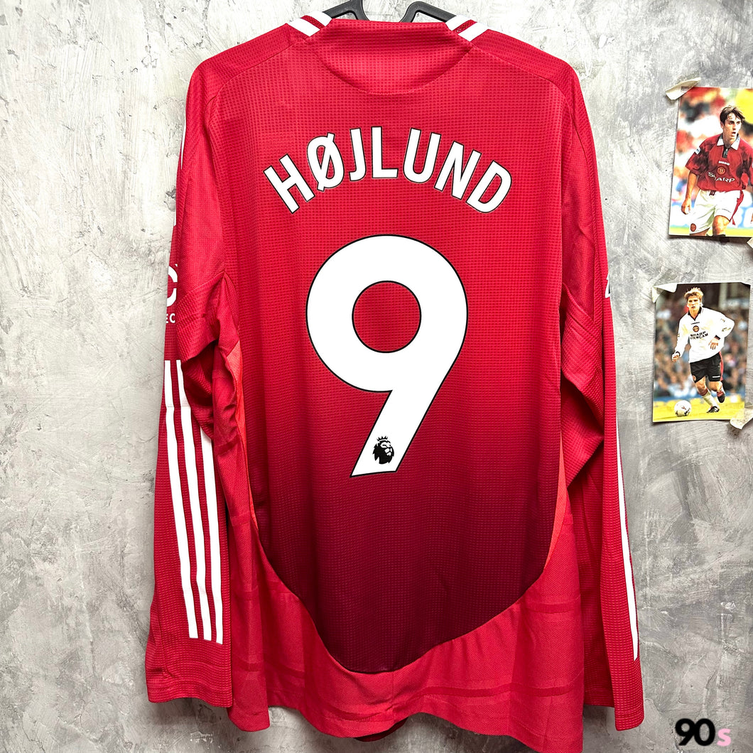 2024-25 曼聯｜主場長袖｜球員版｜連英超字章 / 歐霸字章｜BNWT｜2024-25 Manchester United Home L/S with EPL / Europa Version Authentic ( Multiple Sizes )