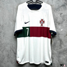 將圖片載入圖庫檢視器 2022-23 葡萄牙｜作客｜球員版｜#7 C朗拿度｜BNWT｜2022-23 Portugal Away #7 Ronaldo authentic ( Multiple Sizes )
