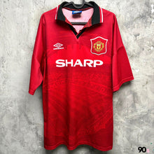 Load image into Gallery viewer, 1994-95 曼聯｜主場｜#7 簡東拿｜90% New｜ XL ｜1994-95 Manchester United Home #7 Cantona ( XL )
