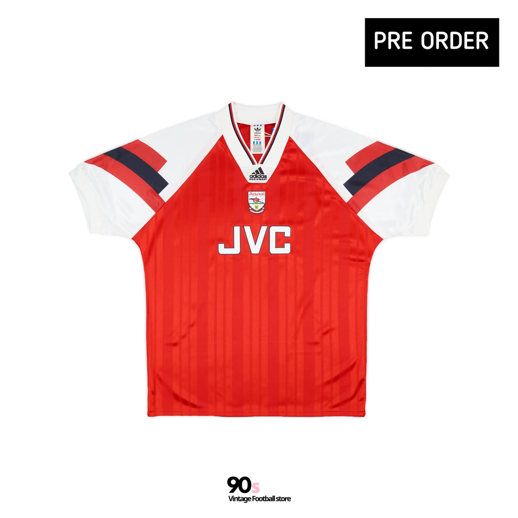 《原裝復刻》 1992-94 阿仙奴 x Adidas 原裝復刻主場｜1992-94 Arsenal x Adidas Home Official Retro ( Multiple Sizes )