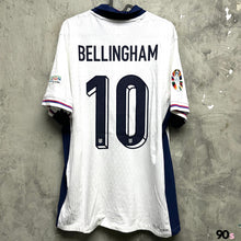 Load image into Gallery viewer, 《 拍賣貨品 》 2024-25 英格蘭｜主場｜球員版｜ #10 比寧咸｜歐國盃 Full Set｜95% New｜L
