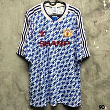 將圖片載入圖庫檢視器 《原裝復刻》  1990-92 曼聯 x Adidas 原裝復刻作客｜BNWT｜1990-92 Manchester United x Adidas Official Reissue Away ( Multiple Sizes )
